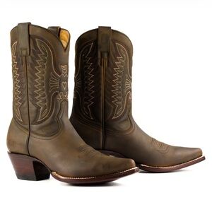 Heritage Boot Company Apache Peewee Brown Cowboy Boots (Austin TX)